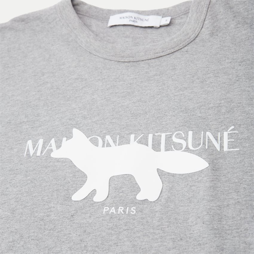 Maison Kitsuné T-shirts 1M00153KJ0008 GRÅ MEL
